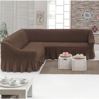 Чехол для мягкой мебели JUANNA 3-х местный угловой диван