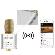 Микрофон-караоке со встроенными стерео динамиками и аккумулятором Wireless microphone Q9