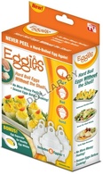 3 шт. Формы для варки яиц без скорлупы Eggies (яйцеварка, Эггис) 