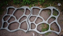 Форма для садовых дорожек круглые камни 80 х 80 см (1 шт.) (форма для тротуарной плитки)  (арт. 9-3839) 