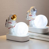 Декоративный светильник-ночник Космонавт и луна