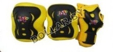 Защита роллера (защите колен, защита локтей, защита запястья) цвет: желтый